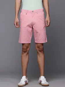 Louis Philippe Sport Men Micro Ditsy Print Slim-Fit Chino Shorts