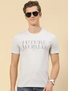 Monte Carlo Round Neck Typography Printed T-shirt