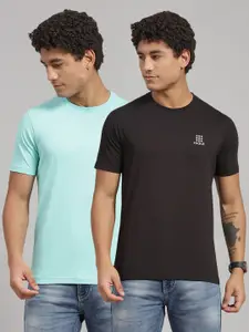 rock.it Pack Of 2 Round Neck Cotton T-shirt