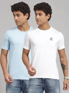 rock.it Pack of 2 Round Neck Slim Fit T-shirt