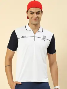 Monte Carlo Colourblocked Polo Collar Regular T-shirt