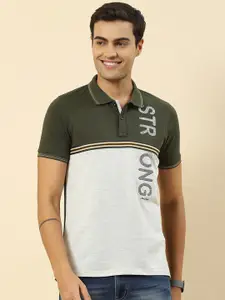 Monte Carlo Colourblocked Polo Collar T-shirt