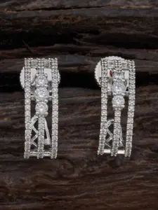 Kushal's Fashion Jewellery Embellished Bridal Gold-Plated Dome Shaped Jhumkas