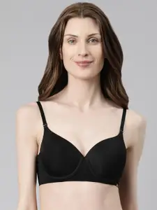 Enamor Eco Friendly Wired High Coverage Padded T-shirt Bra