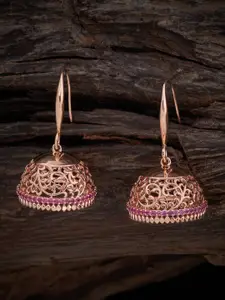 Kushal's Fashion Jewellery Dome Shaped Studs Earrings