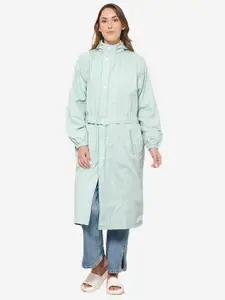 THE CLOWNFISH Women Reversible Waterproof Rain Jacket