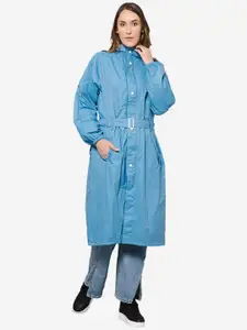 THE CLOWNFISH Women Reversible Waterproof Rain Suit