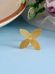 Silvermerc Designs Gold-Plated Adjustable Finger Ring