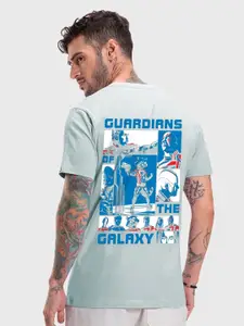 Bewakoof x Official Marvel Merchandise Guardians Of The Galaxy Poster Art Print T-shirt