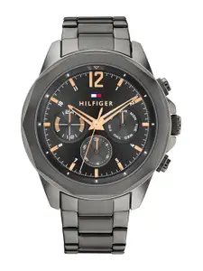 Tommy Hilfiger Men Dial & Stainless Steel Bracelet Style Straps Analogue Watch TH1792061