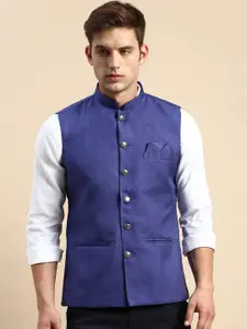 SHOWOFF Mandarin Collar Nehru Jackets