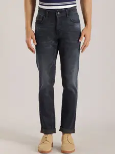 Indian Terrain Men Mid-Rise Brooklyn Slim Fit Clean Look Light Fade Jeans