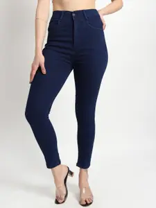 BAESD Women Slim Fit High-Rise Clean Look Stretchable Jeans