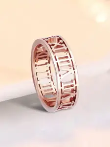 MYKI Rose Gold-Plated Finger Ring