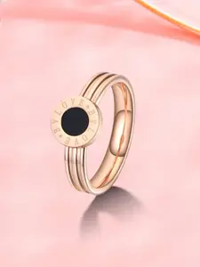 MYKI Rose Gold-Plated Finger Ring