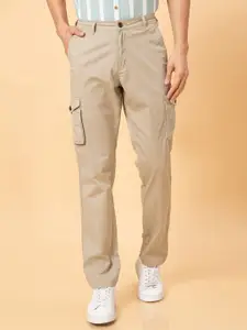 Globus Mid-Rise Slim Fit Flat Front Cargo Trousers