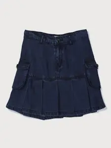Gini and Jony Girls A-Line Denim Mini Skirt