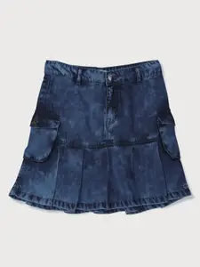 Gini and Jony Infant Girls A Line Denim Mini Skirt