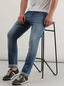 Lee Men Bruce Skinny Fit Heavy Fade Stretchable Cotton Jeans