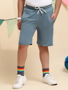 Monte Carlo Boys Mid-Rise Typography Printed Shorts