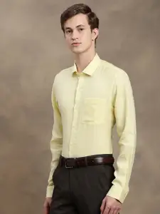 Turtle Modern Slim Fit Pure Linen Formal Shirt