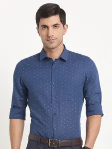 Turtle Modern Slim Fit Cotton Linen Formal Shirt
