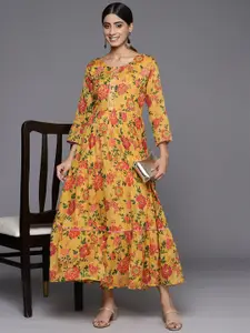 Varanga Floral Printed Maxi Dress