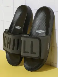 CHUPPS Men Printed Velcro ErgoX Plus Sliders