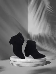 OPHELIA Women Block-Heeled High-Top Regular Boots