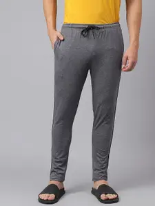 Richlook Men Mid-Rise Cotton Track Pants