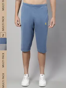 MACK JONNEY Men Pack Of 2 Cotton Sports Shorts