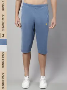 MACK JONNEY Men Pack of 2 Cotton Sports Shorts