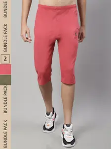 MACK JONNEY Men Pack of 2 Cotton Shorts