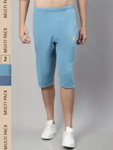 MACK JONNEY Men Pack of 2 Cotton Sports Shorts