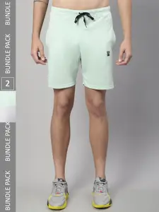VIMAL JONNEY Men Pack of 2 Cotton Sports Shorts