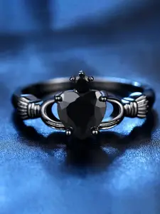 MYKI CZ-Studded Finger Ring