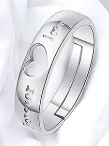 MYKI Silver-Plated Adjustable Finger Ring