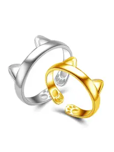 MYKI Gold-Plated Adjustable Finger Ring