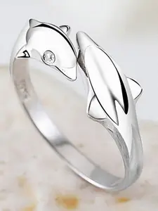 MYKI Silver-Plated Finger Ring