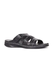Bata Men Textured Comfort Sandals