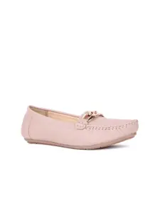 Bata Women Zayra Embellished Comfort Insole Basics Loafers