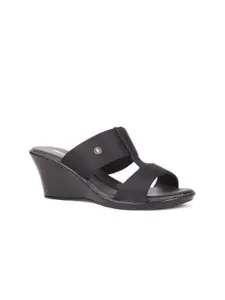 Bata Open Toe Wedge Heels