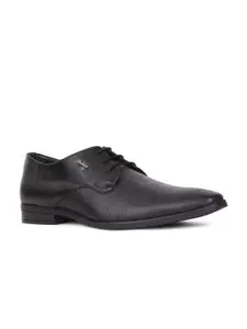 Bata Men Cedric Textured Leather Formal Derbys