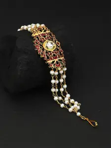 Adwitiya Collection Women Gold-Plated Link Bracelet