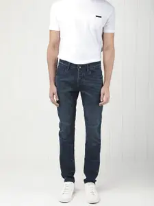 RARE RABBIT Men Slim Fit Mid-Rise Cotton Jeans