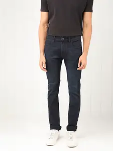 RARE RABBIT Men Slim Fit Mid-Rise Cotton Jeans