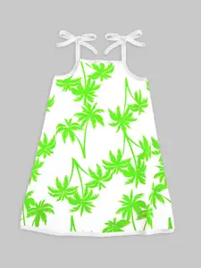 A.T.U.N. Girls Tropical Print A-Line Dress