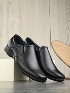 Provogue Men Leather Formal Slip-On Shoes
