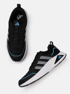 ADIDAS Men Woven Design Round-Toe Flaze Mode Running Shoes with Striped Detail