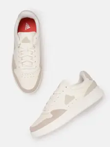 ADIDAS Women Leather Perforated KANTANA Tennis Shoes